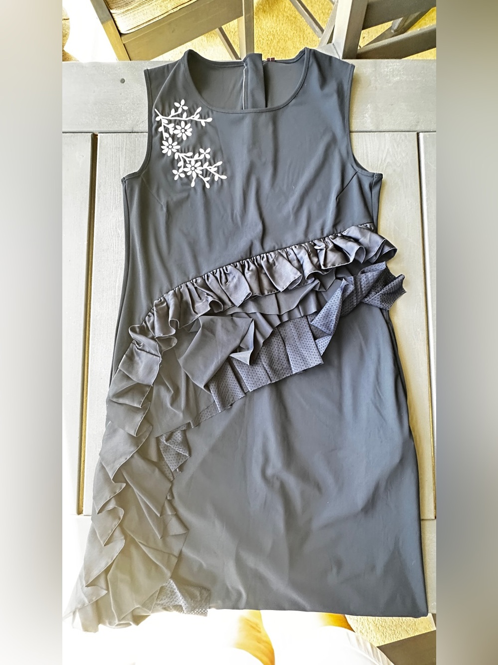 HIGH TECH dress by designer Claire Campbell. Sz US 10. Made In Italy